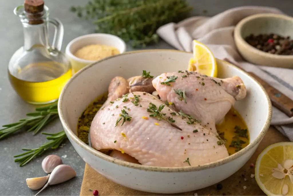 What is the secret to moist chicken breast?