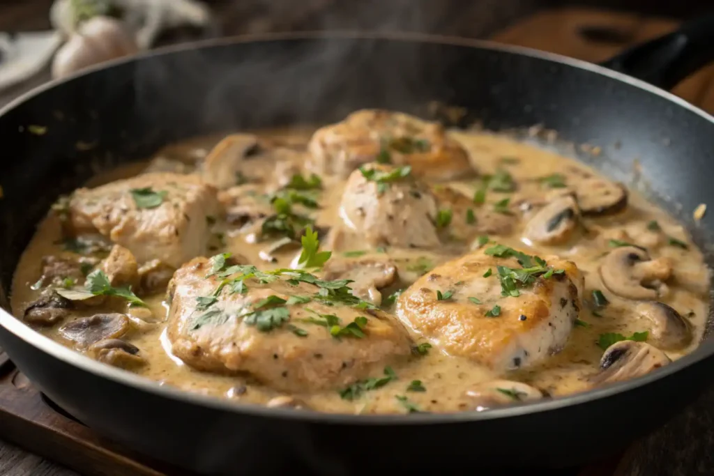 cream of mushroom chicken recipe