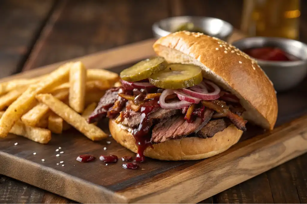 beef brisket sandwich