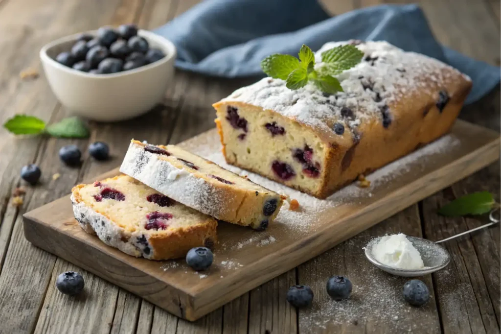 Blueberry Pound Cake