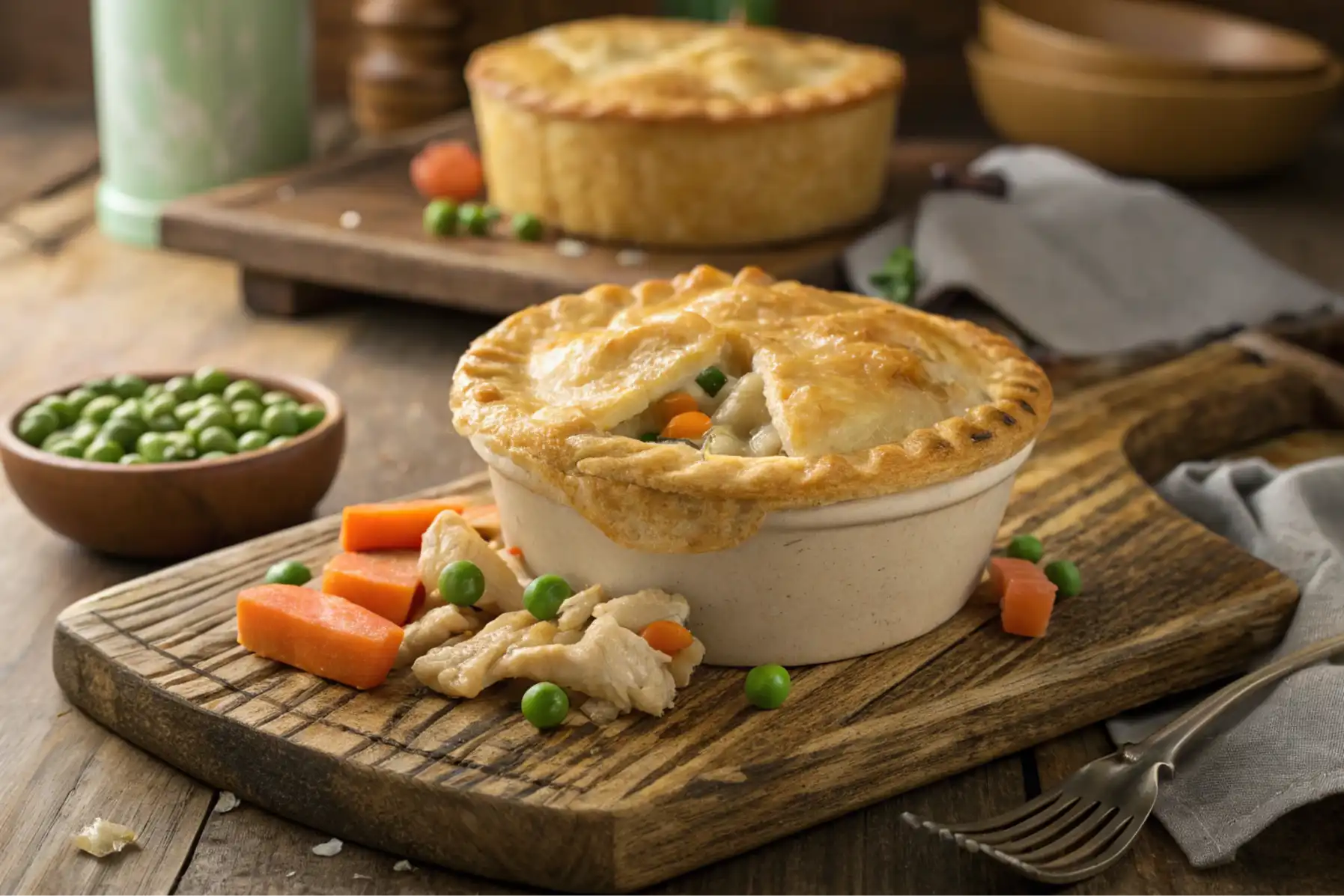 mini chicken pot pies