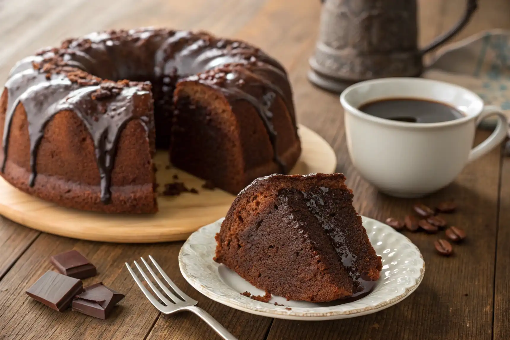 Why is my chocolate pound cake dry?