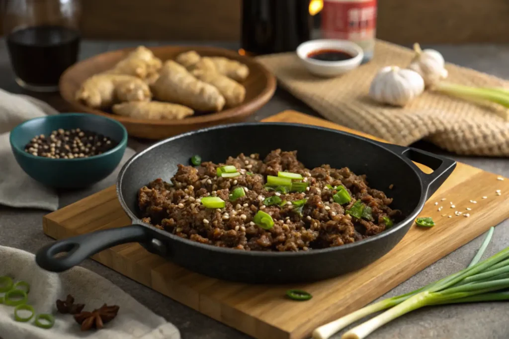 Korean Ground Beef Bulgogi