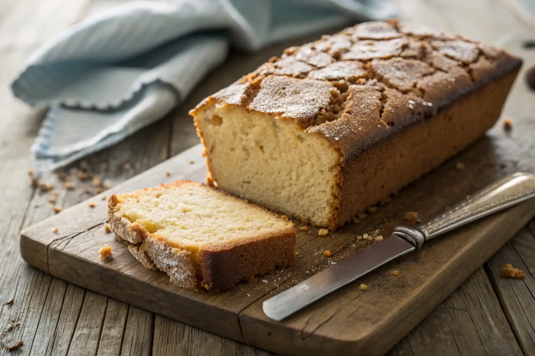 What makes a pound cake fall apart