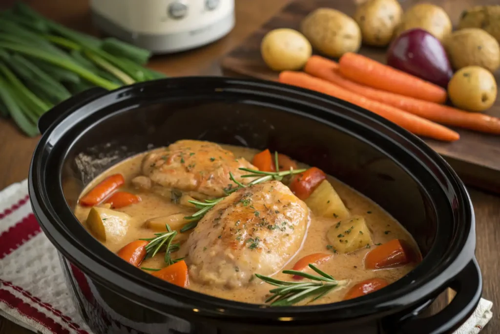 Crockpot Chicken and Gravy