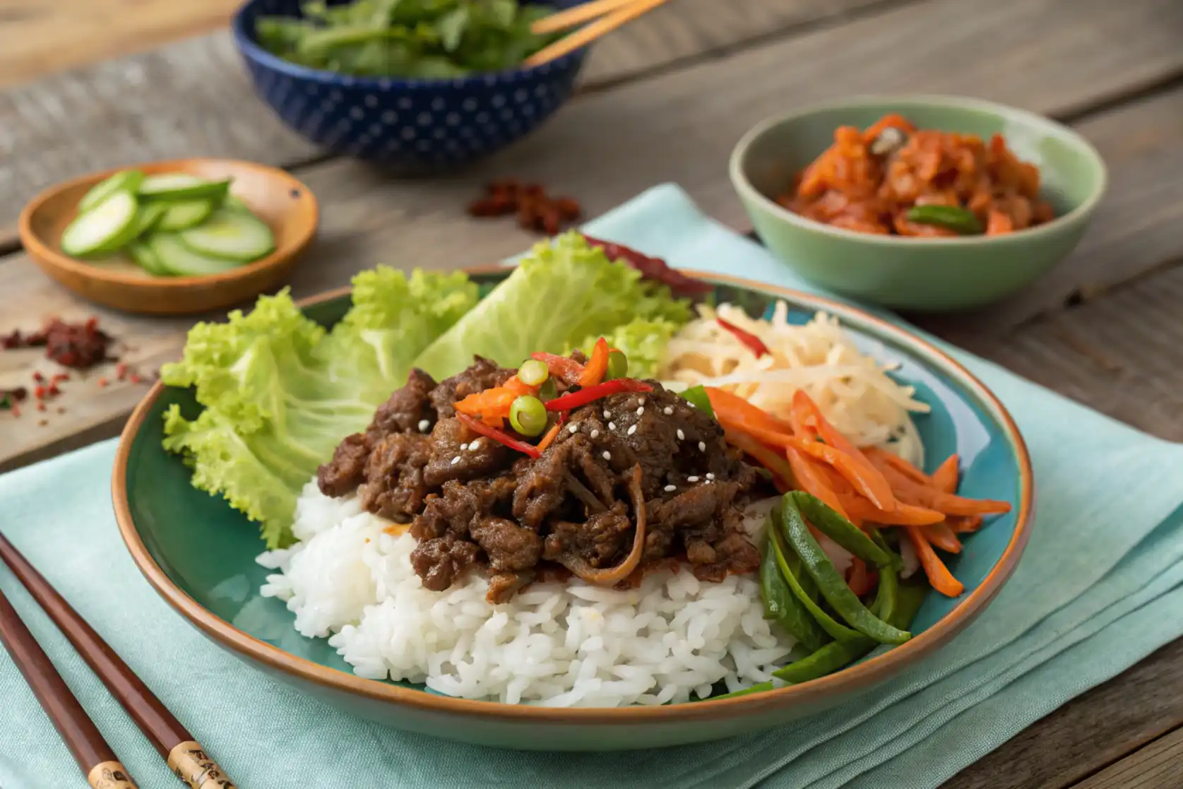 Korean Ground Beef Bulgogi