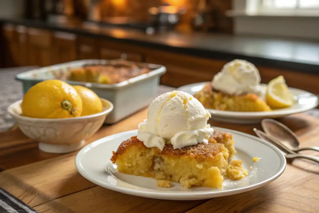 Lemon Dump Cake