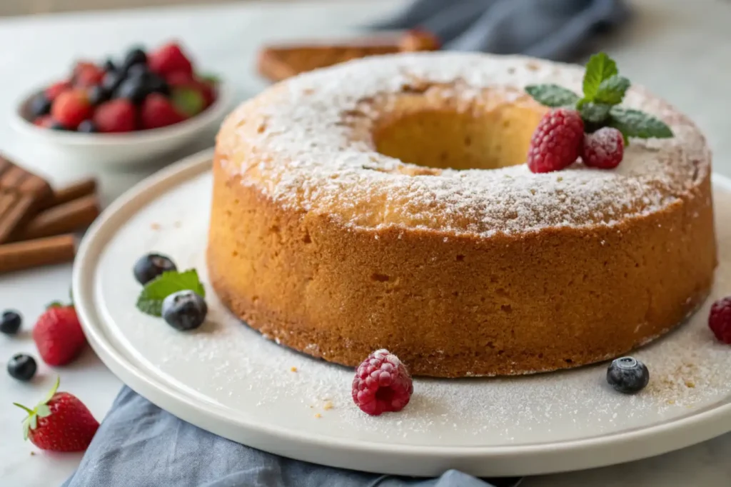 What makes a pound cake fall apart