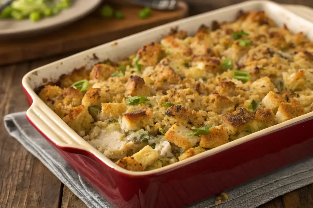 Chicken Dressing Casserole Recipe