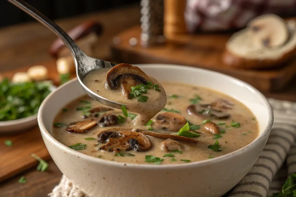 How to jazz up canned cream of mushroom soup