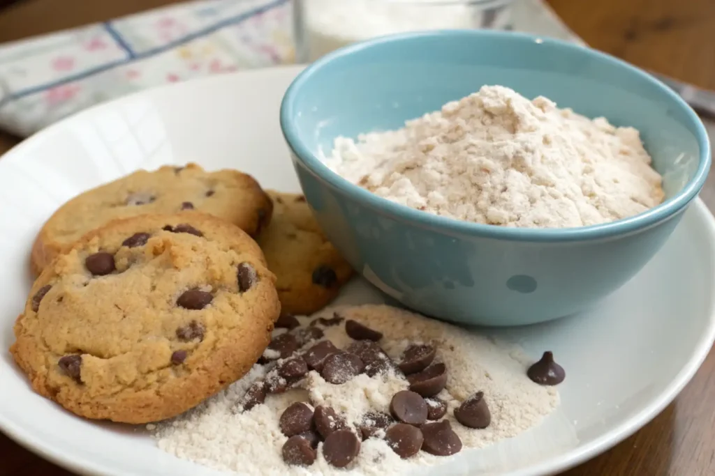 What is the difference between cookie and cake mix?