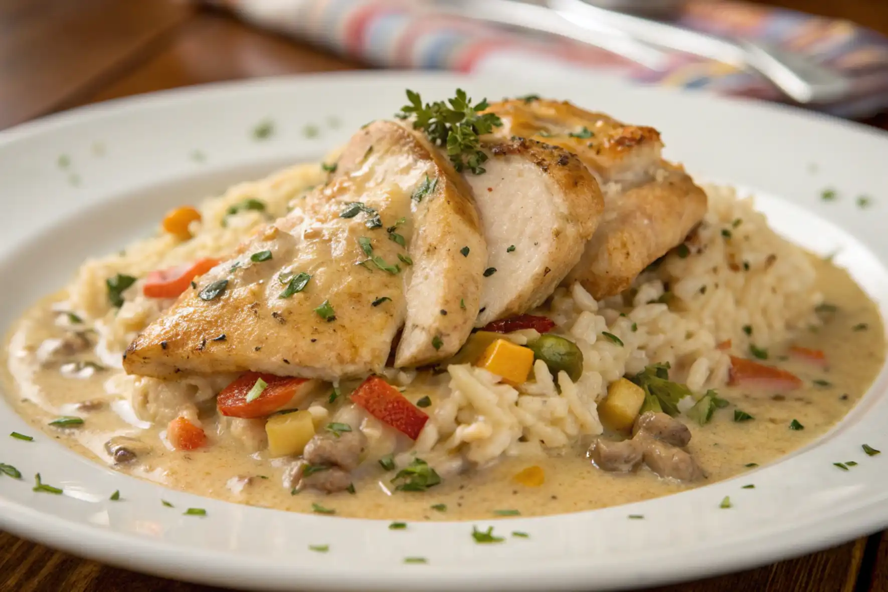 Creamy Chicken and Rice