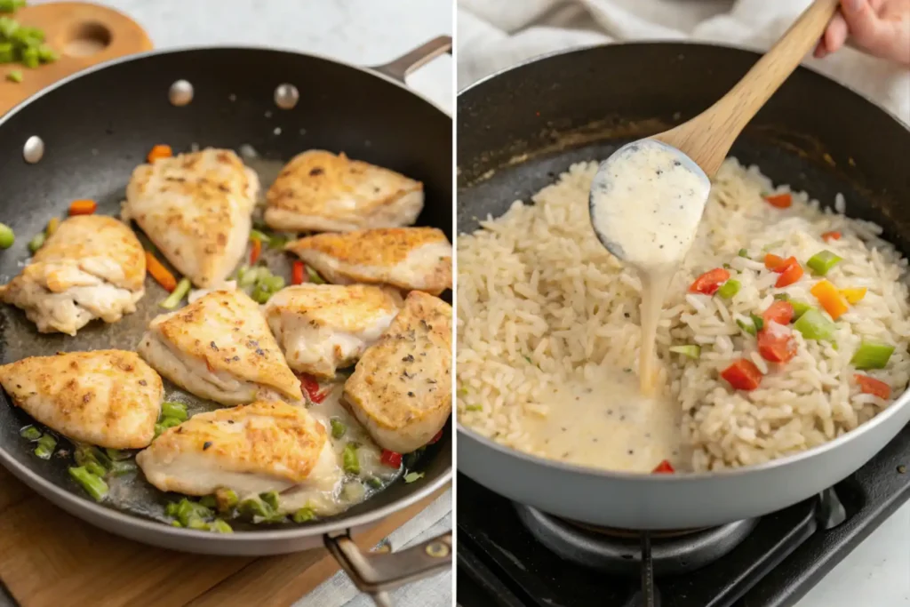 Creamy Chicken and Rice