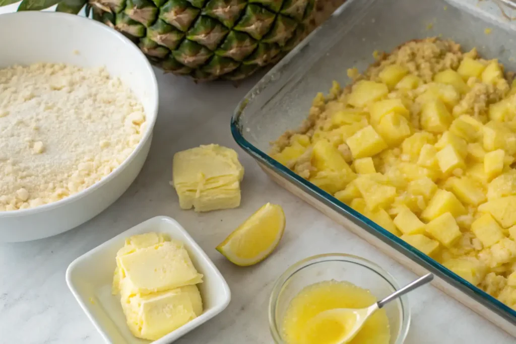 Pineapple dump cake