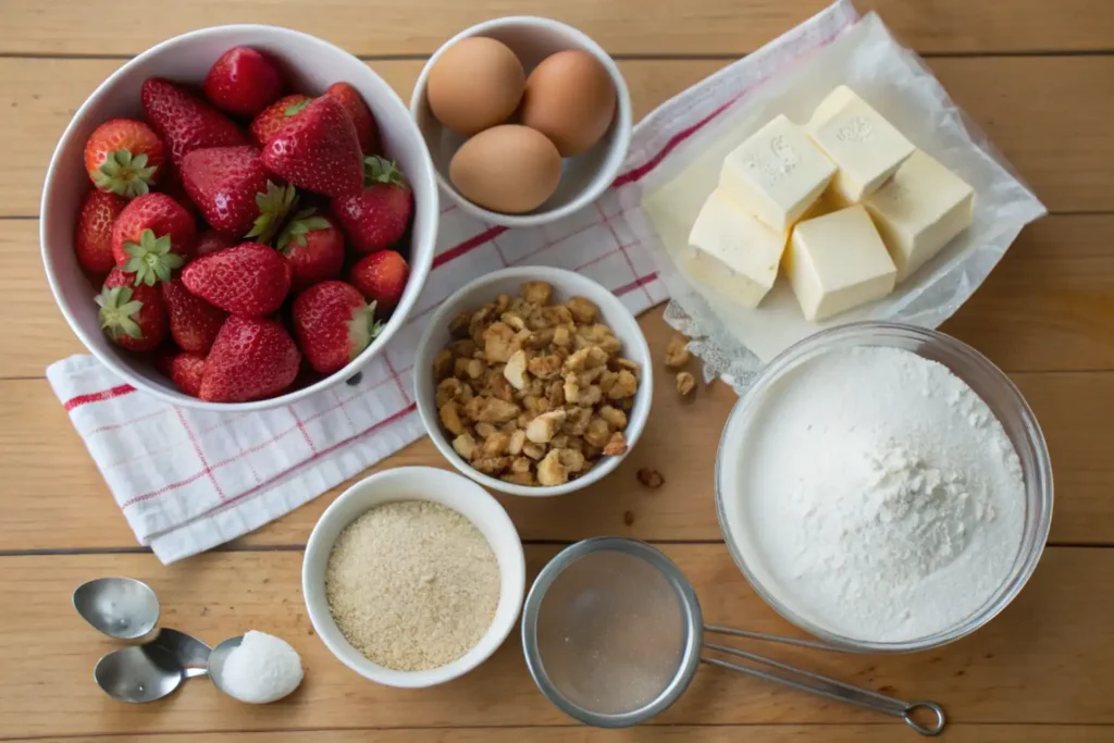 Strawberry Crunch Cake