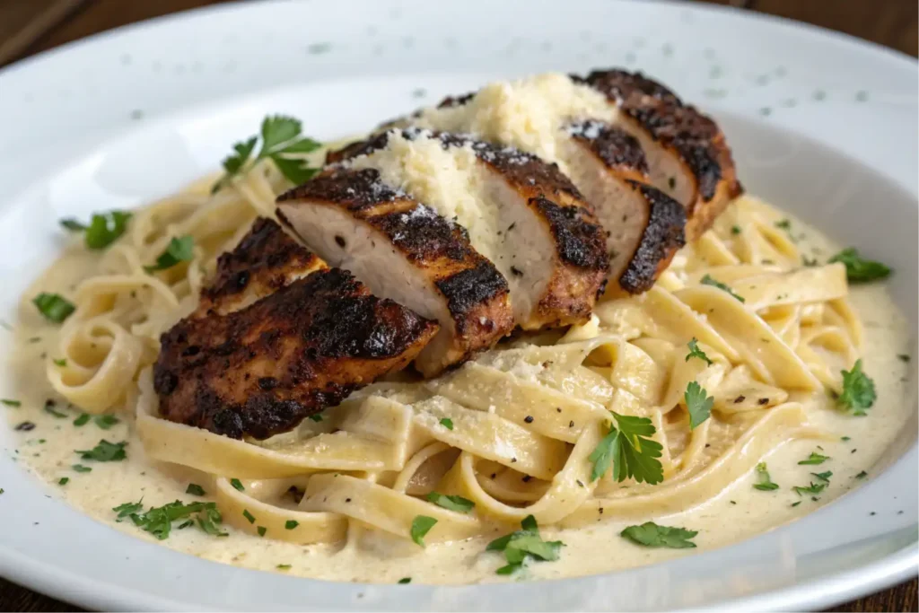 Blackened Chicken Alfredo