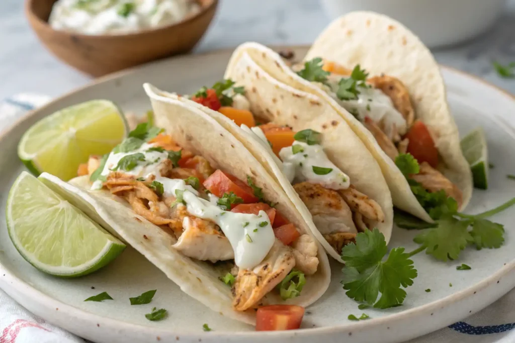 Instant Pot chicken tacos