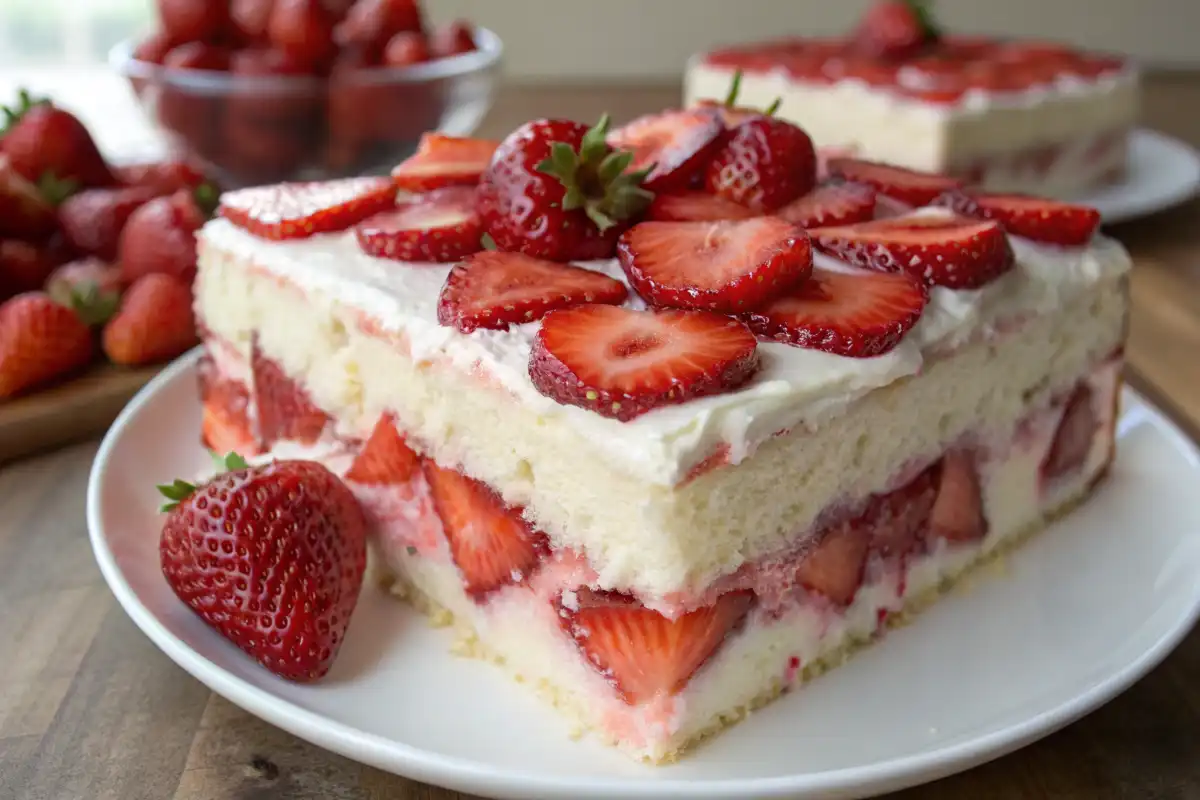 strawberry poke cake recipe