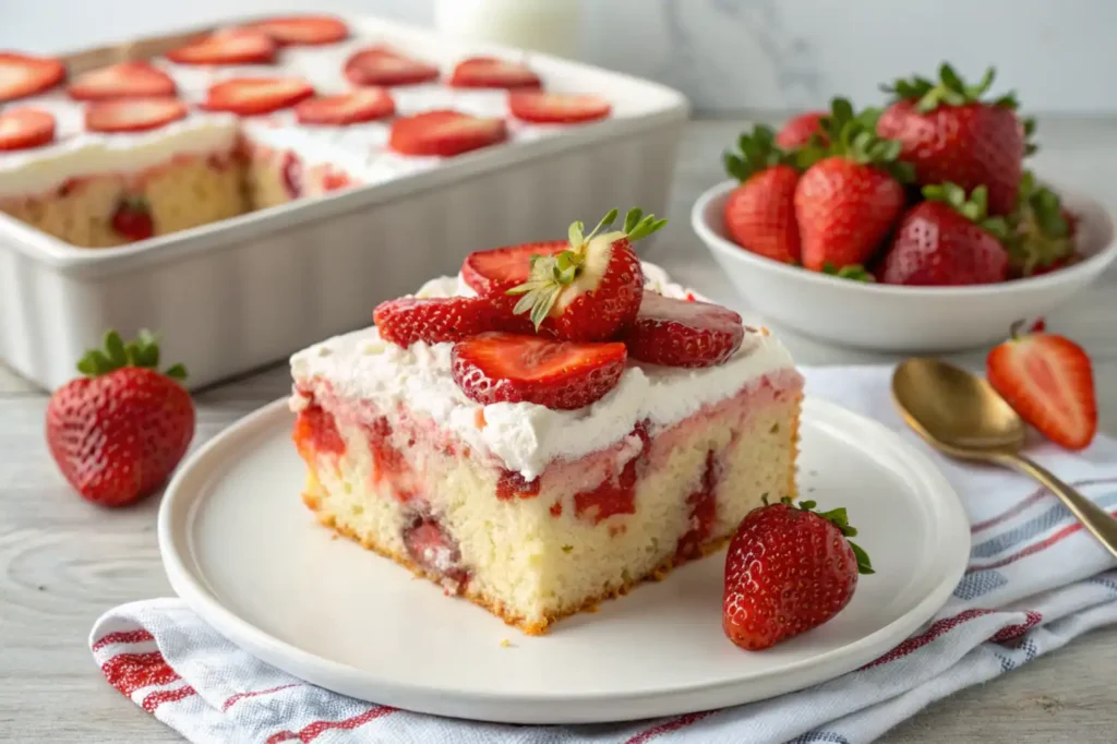 strawberry poke cake recipe