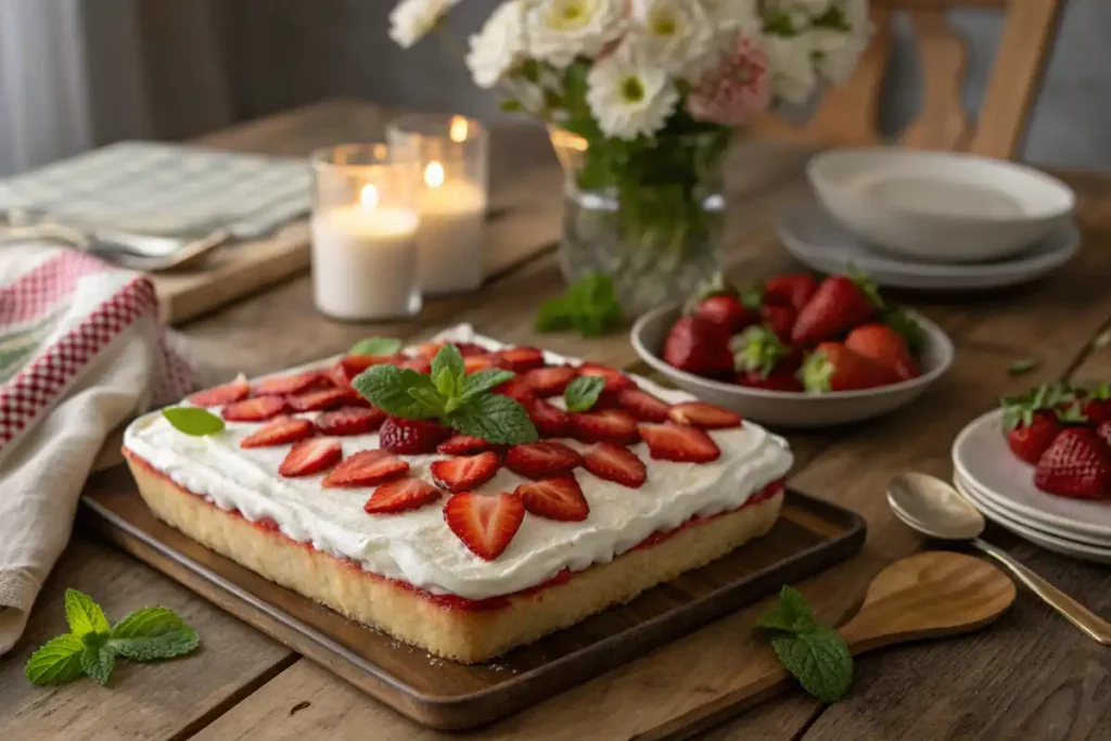 strawberry poke cake recipe