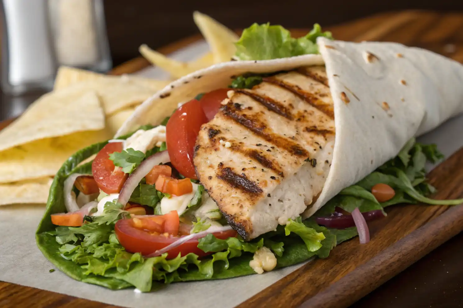 Grilled Chicken Wrap