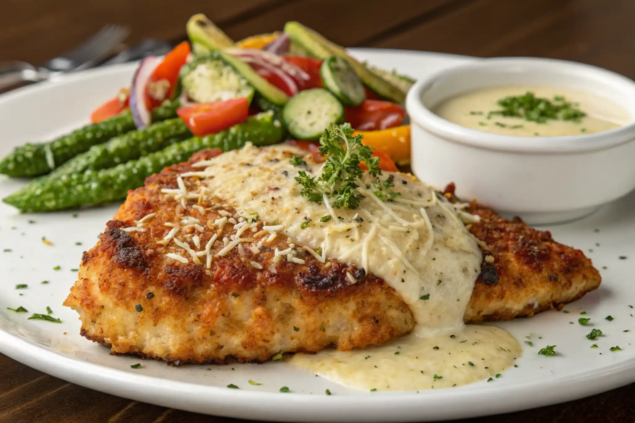 Longhorn Parmesan Crusted Chicken