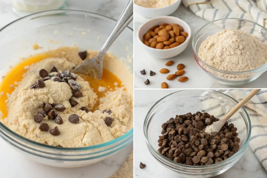 almond flour chocolate chip cookies